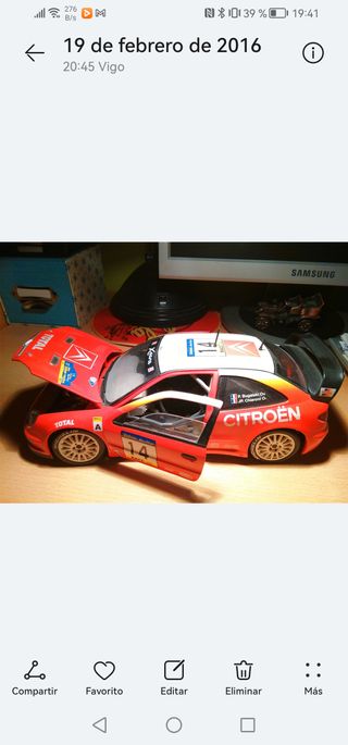 Coche Rally Citroën 1/18