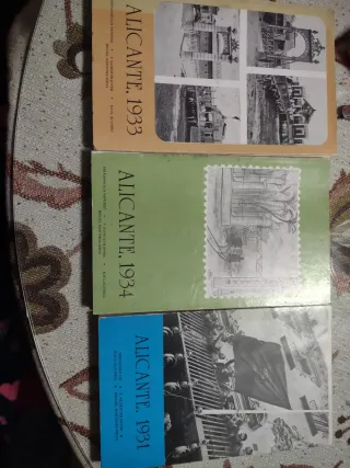 3 Libros Alicante 1931, 1933, 1934