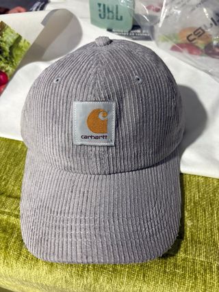 Gorra Carhartt Gris Corduroy