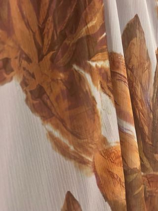 Vestido largo estampado