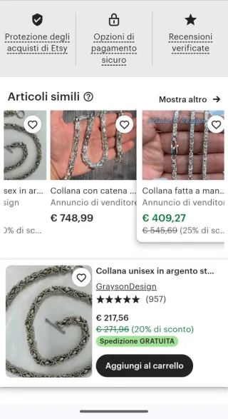 Bracciale unisex argento stile Raspini bizantina