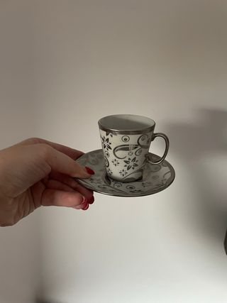 2 Chávenas de Café em Porcelana