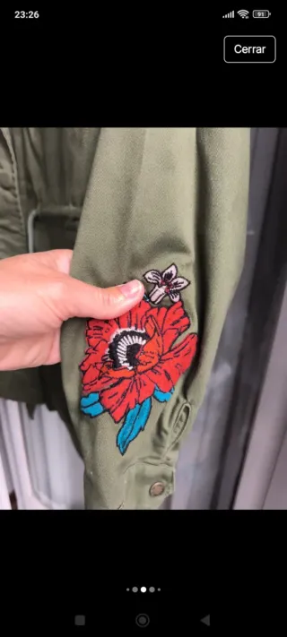 Cazadora niña Pepe Jeans verde