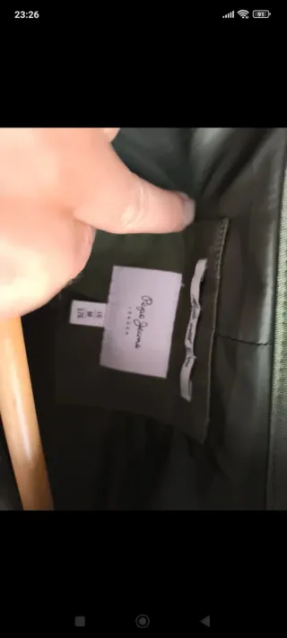 Cazadora niña Pepe Jeans verde