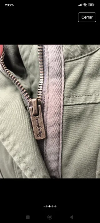 Cazadora niña Pepe Jeans verde