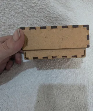 Cajita joyero pirograbada nueva