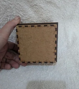 Cajita joyero pirograbada nueva