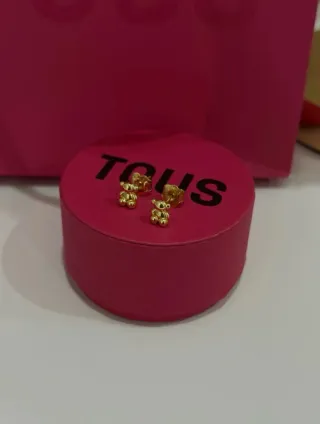 Pendientes Oso Tous Oro