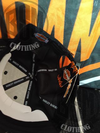 Cappellino Harley Davidson Nero Arancione