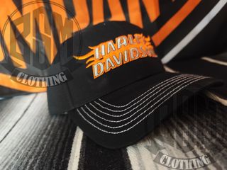 Cappellino Harley Davidson Nero Arancione