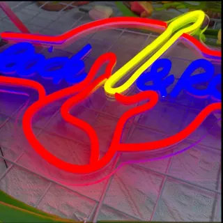 Lampada Neon Led "Rock & Roll"