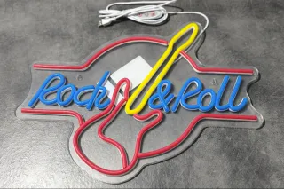 Lampada Neon Led "Rock & Roll"