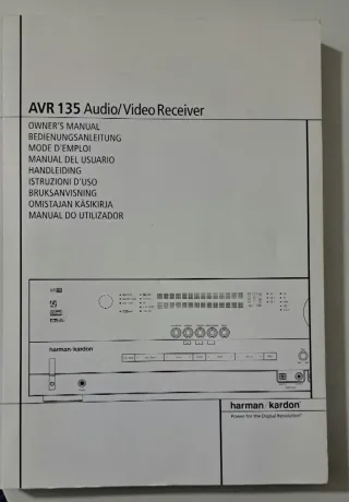 Amplificador Harman Kardon AVR135 300W. 6.1.