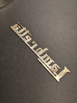 Emblema Lambretta Antico Epoca Vintage Originale