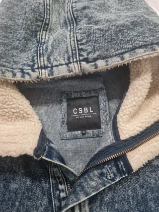 Chaqueta vaquera con capucha CSBL Talla M