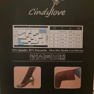 27 Medias Mujer Cindylove Talla Única Marrón