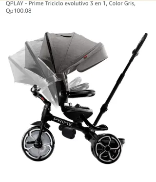 Triciclo QPlay Prime Evolutivo (7 meses+)