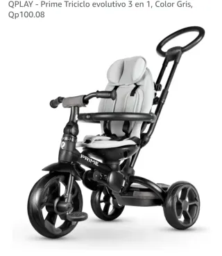 Triciclo QPlay Prime Evolutivo (7 meses+)