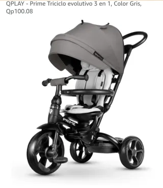 Triciclo QPlay Prime Evolutivo (7 meses+)