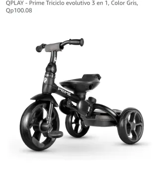 Triciclo QPlay Prime Evolutivo (7 meses+)