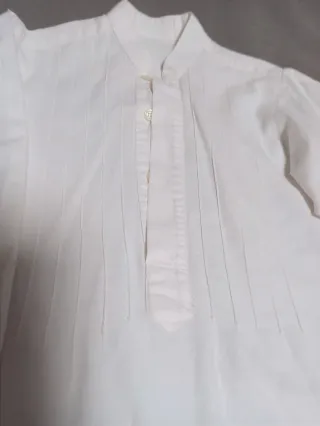 Camisa de fallero infantil blanca