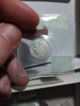 Moneda Plata Francia 50 cts 1894