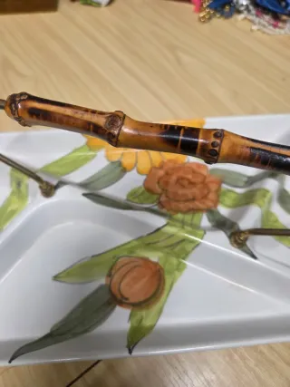 Vassoio antipastiera vintage fiori anni '50/'60