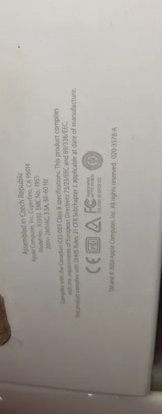 Apple eMac 2003 Blanco