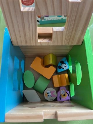 Cubo Encajables Madera Disney Baby