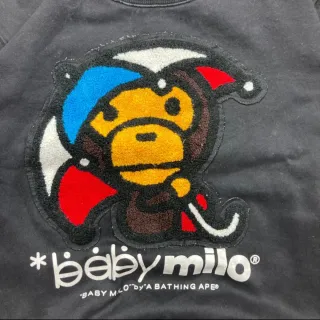 RARE Vintage BAPE A Bathing Ape Baby Milo Jumper