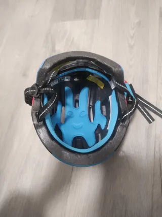 Casco bici infantil azul talla S