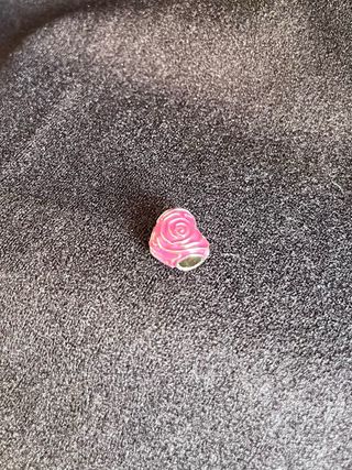 Charm cuore rosa componibile