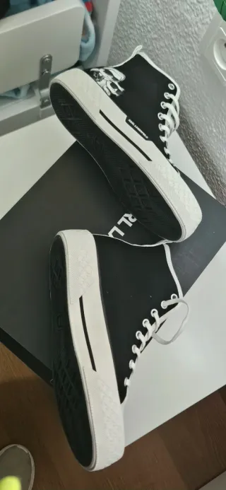 Zapatillas  altas Karl Lagerfeld Negras y Blancas