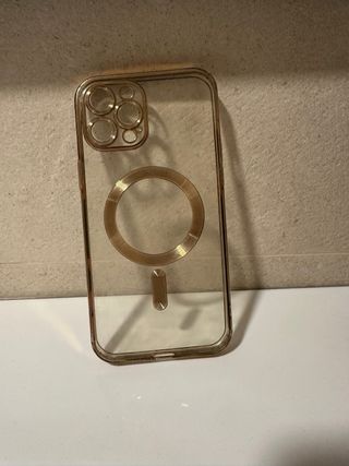 Funda iPhone 12 Pro Max Dorada/Blanca