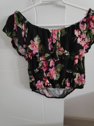 Top Bohemio Estampado de Ambiance para Mujer.