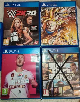 Lote de 3 juegos físicos PS4