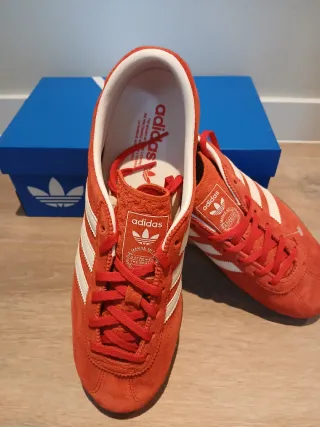 Adidas Gazelle rojo/Blanco