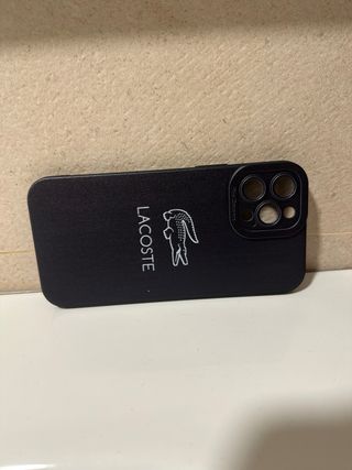 Funda iPhone 12 Pro Max Lacoste Negra