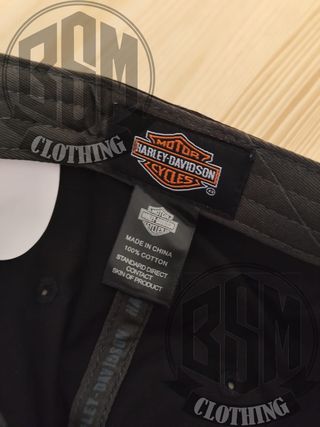 Cappellino Harley Davidson Skull Nero Grigio