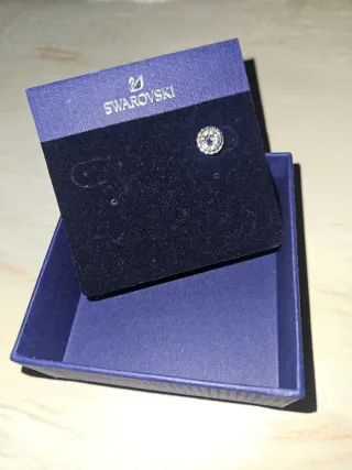 Orecchino Swarovski Angel Argento