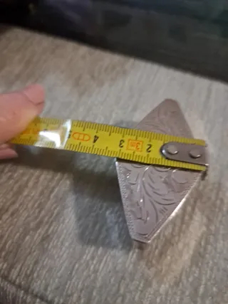 Pastillero de plata labrada