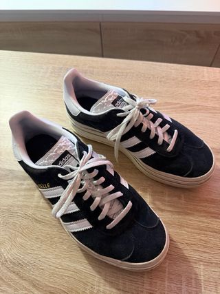 Zapatillas Adidas Gazelle Plataforma Negras