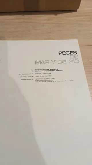 Libro Peces de Mar y Rio