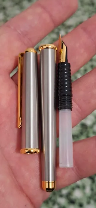 INOXCROM Pluma y Bolígrafo Oro