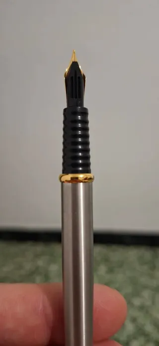 INOXCROM Pluma y Bolígrafo Oro