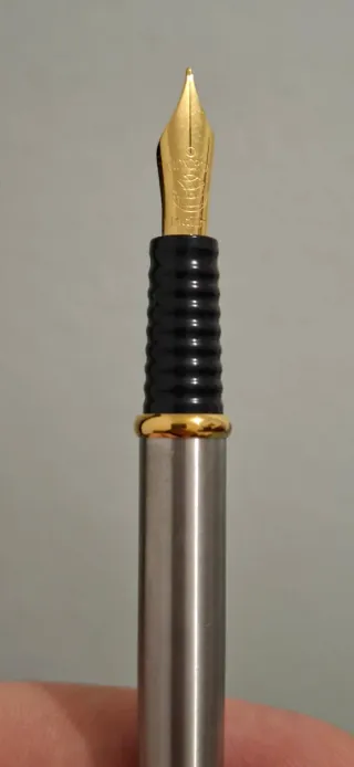 INOXCROM Pluma y Bolígrafo Oro