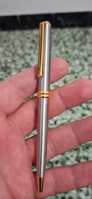 INOXCROM Pluma y Bolígrafo Oro