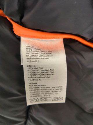 Giubbino XXL uomo neve