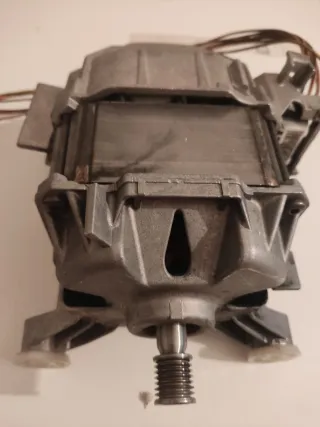 Motor universal de lavadora, polea y correa