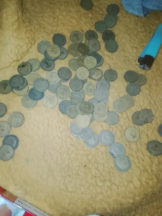 Moneda Franco El Caudillo 95 monedas de 1953 antig